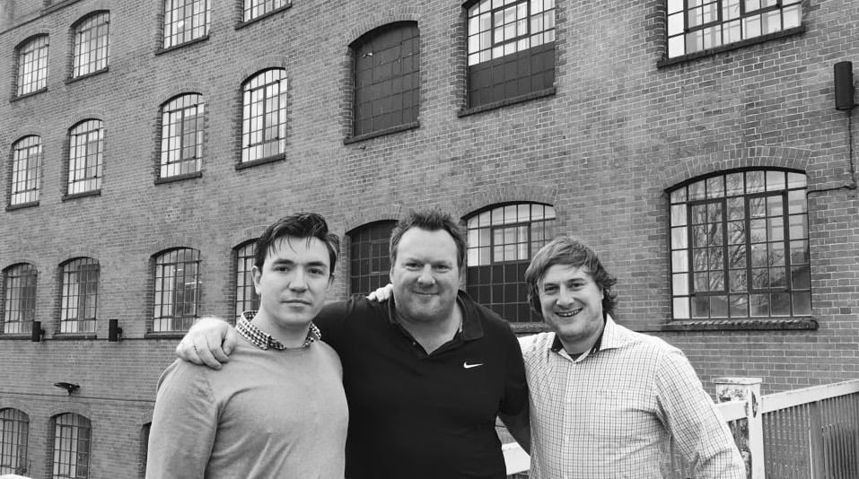 Dinghy co-founders Edward Woodcock, Rob Hartley and Ben Wilks