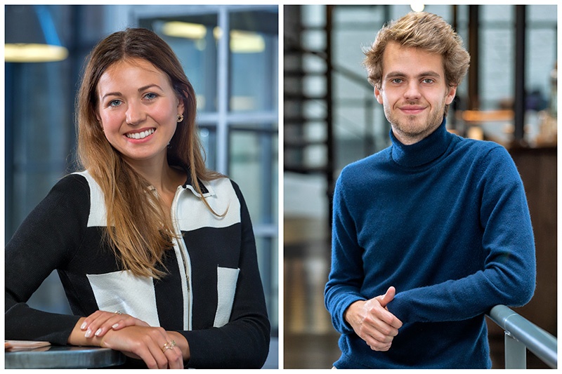 New investment team members Magda Lukaszewicz and Maxime Le Dantec